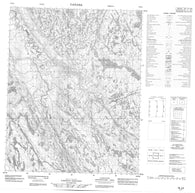 076J02 No Title Canadian topographic map, 1:50,000 scale