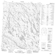 076J04 No Title Canadian topographic map, 1:50,000 scale