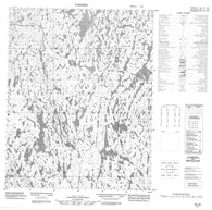 076J08 No Title Canadian topographic map, 1:50,000 scale