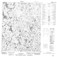 076J09 No Title Canadian topographic map, 1:50,000 scale