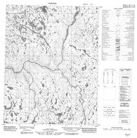 076J16 No Title Canadian topographic map, 1:50,000 scale