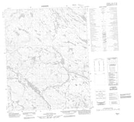 076K01 No Title Canadian topographic map, 1:50,000 scale