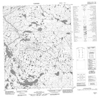 076K03 No Title Canadian topographic map, 1:50,000 scale