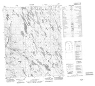 076K08 No Title Canadian topographic map, 1:50,000 scale