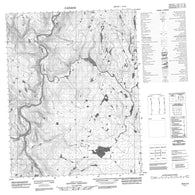 076K10 No Title Canadian topographic map, 1:50,000 scale