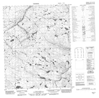 076K11 No Title Canadian topographic map, 1:50,000 scale