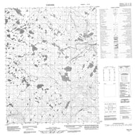 076K12 No Title Canadian topographic map, 1:50,000 scale