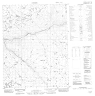 076K13 No Title Canadian topographic map, 1:50,000 scale