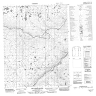 076K14 Sellwood River Canadian topographic map, 1:50,000 scale