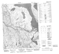 076K16 Bathurst Inlet Canadian topographic map, 1:50,000 scale