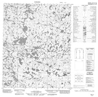 076L05 No Title Canadian topographic map, 1:50,000 scale