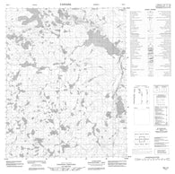 076L07 No Title Canadian topographic map, 1:50,000 scale