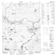 076L08 Bellanca Rapids Canadian topographic map, 1:50,000 scale