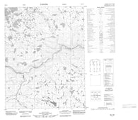 076L16 No Title Canadian topographic map, 1:50,000 scale