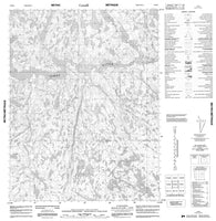 076M02 No Title Canadian topographic map, 1:50,000 scale