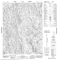 076M07 High Lake Canadian topographic map, 1:50,000 scale