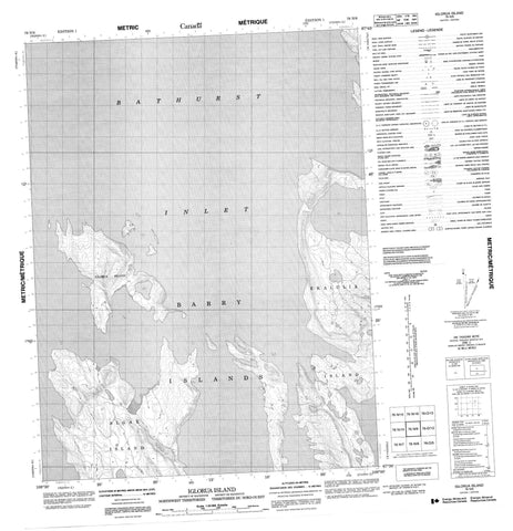 076N09 Iglorua Island Canadian topographic map, 1:50,000 scale