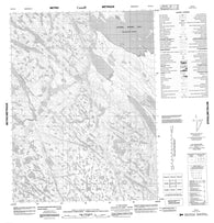 076N12 No Title Canadian topographic map, 1:50,000 scale