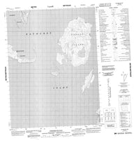 076N16 Fishers Island Canadian topographic map, 1:50,000 scale