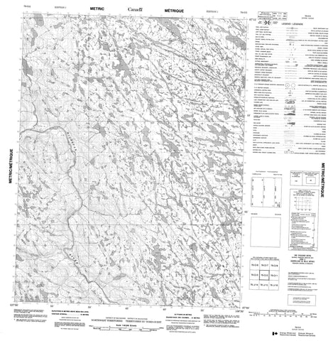 076O02 No Title Canadian topographic map, 1:50,000 scale