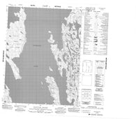 076O05 Kanuyak Island Canadian topographic map, 1:50,000 scale