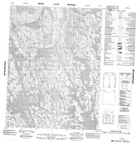 076O14 No Title Canadian topographic map, 1:50,000 scale