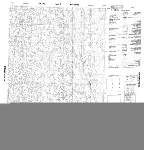 076O15 No Title Canadian topographic map, 1:50,000 scale