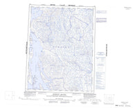 076O Rideout Island Canadian topographic map, 1:250,000 scale