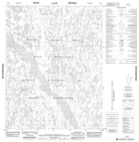 076P03 No Title Canadian topographic map, 1:50,000 scale