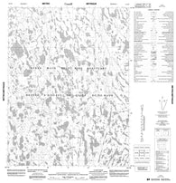 076P06 No Title Canadian topographic map, 1:50,000 scale