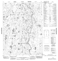 076P09 No Title Canadian topographic map, 1:50,000 scale