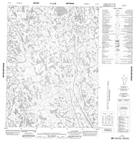 076P13 No Title Canadian topographic map, 1:50,000 scale