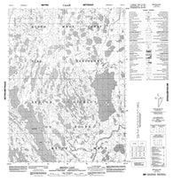 076P15 Brichta Lake Canadian topographic map, 1:50,000 scale