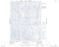 076P Brichta Lake Canadian topographic map, 1:250,000 scale