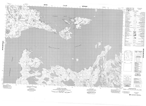 077A04 Hurd Islands Canadian topographic map, 1:50,000 scale