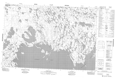 077A05 Parry Bay Canadian topographic map, 1:50,000 scale