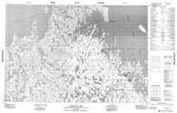 077A07 Labyrinth Bay Canadian topographic map, 1:50,000 scale