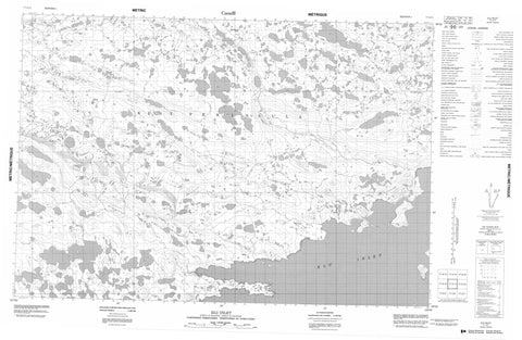 077A11 Elu Inlet Canadian topographic map, 1:50,000 scale