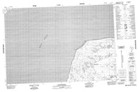 077B09 Cape Franklin Canadian topographic map, 1:50,000 scale