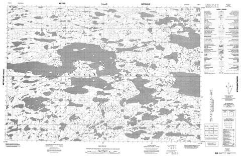 077B13 No Title Canadian topographic map, 1:50,000 scale