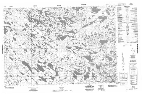 077B15 No Title Canadian topographic map, 1:50,000 scale