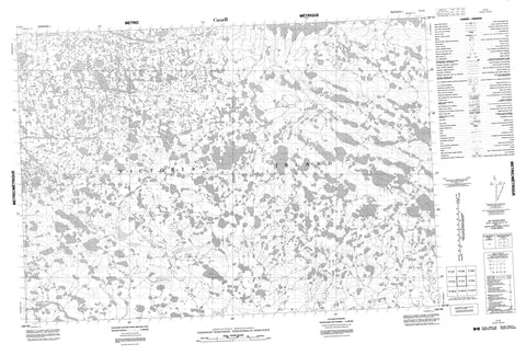 077C01 No Title Canadian topographic map, 1:50,000 scale