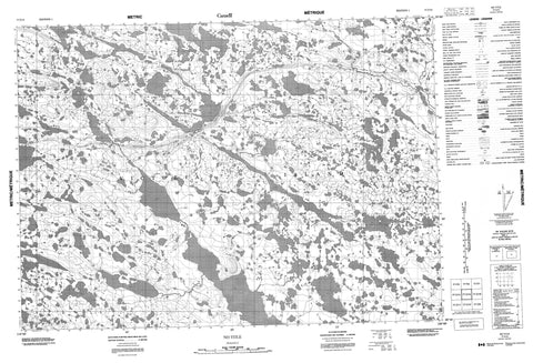 077C15 No Title Canadian topographic map, 1:50,000 scale