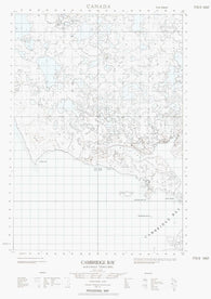 077D02E Cambridge Bay Canadian topographic map, 1:50,000 scale