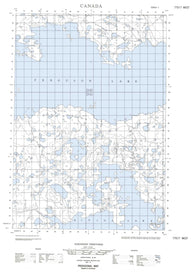 077D07W No Title Canadian topographic map, 1:50,000 scale