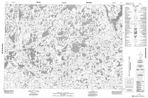 077D10 No Title Canadian topographic map, 1:50,000 scale