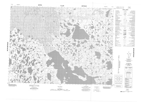 077E06 No Title Canadian topographic map, 1:50,000 scale