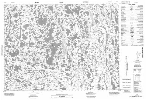 077E09 No Title Canadian topographic map, 1:50,000 scale