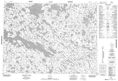 077E10 No Title Canadian topographic map, 1:50,000 scale