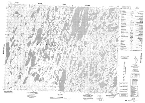 077E13 No Title Canadian topographic map, 1:50,000 scale